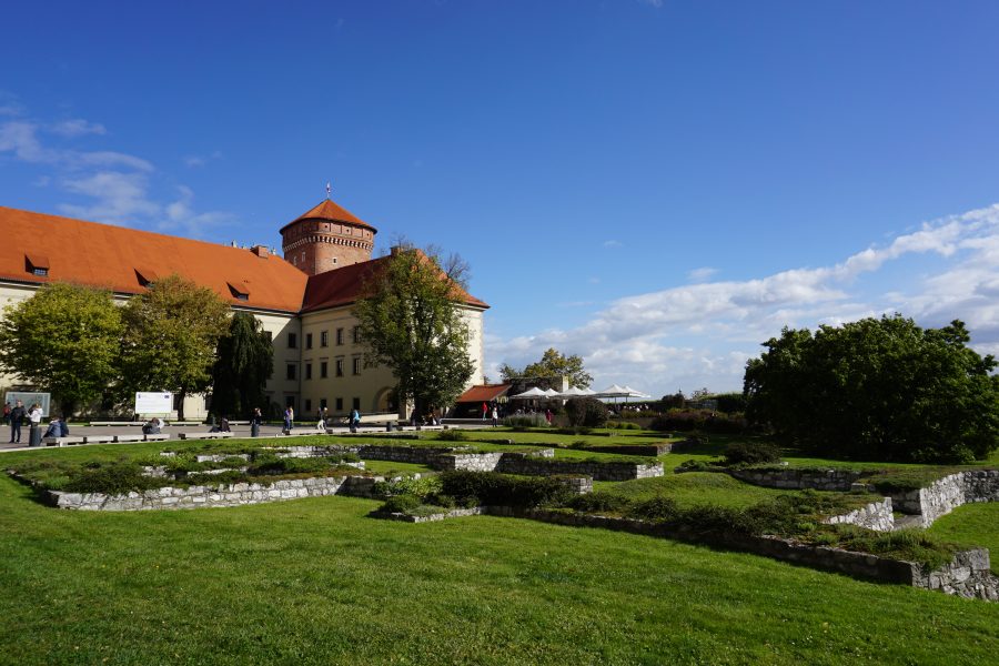 O Castelo Real de Wawel em&nbsp;Cracóvia