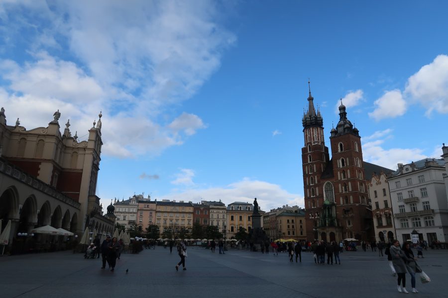 Passeios pelo centro histórico de Cracóvia e pelo bairro&nbsp;Kazimierz