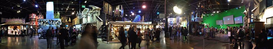 panorâmica da área onde ficam sets, props, e efeitos especiais