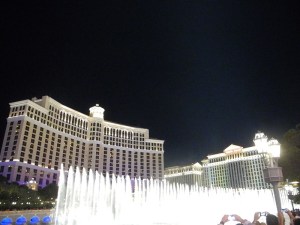 o espetáculo de água e luz do Bellagio