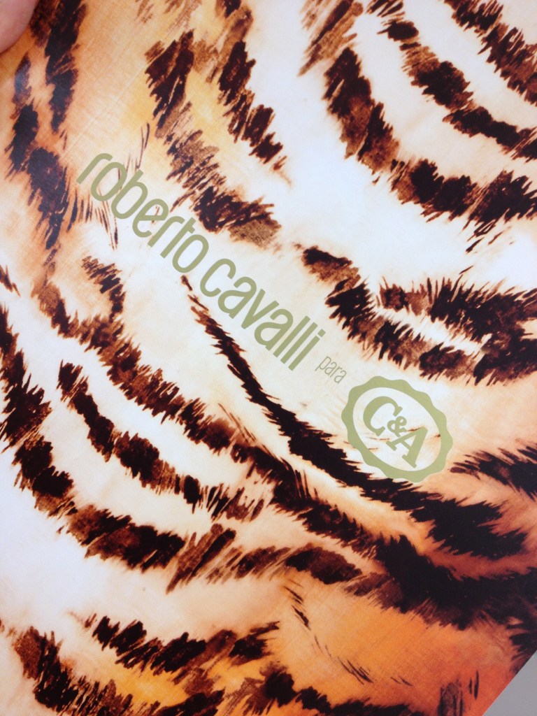 encarte com lookbook da coleção