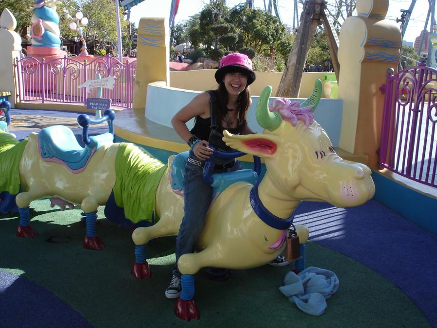 a vaca amarela, que é muito bacana.