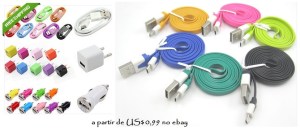 carregadores iphone & samsung no ebay