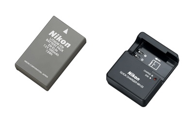 bateria e carregador Nikon