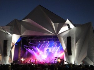 Palco Sunset de noite